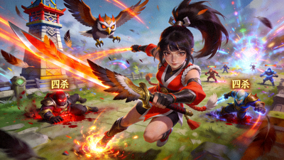 王者荣耀职业选手花海使用娜可露露打出爆炸伤害，团战收割四杀