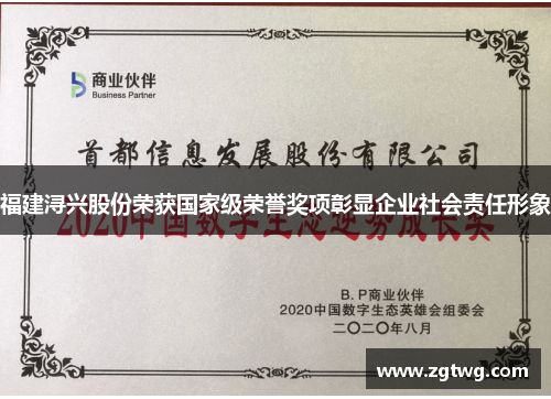 福建浔兴股份荣获国家级荣誉奖项彰显企业社会责任形象